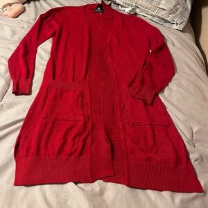Vibrant Red Women's Cardigan